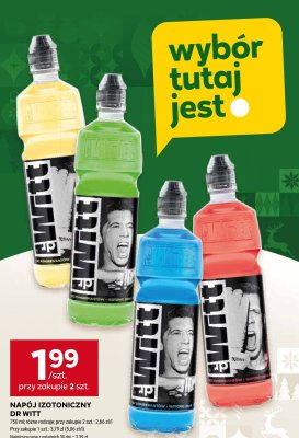 Napój izotoniczny Dr Witt różne rodzaje promocja w Stokrotka