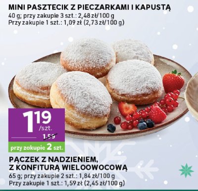 Pasztecik z pieczarkami promocja w Stokrotka
