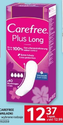 Wkładki Carefree Plus Long promocja w Selgros