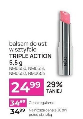 Balsam do ust w sztyfcie TRIPLE ACTION 5,5 g promocja w NEONAIL & NEO MAKE UP
