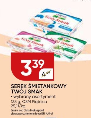 Serek śmietankowy twój smak promocja w Chata Polska