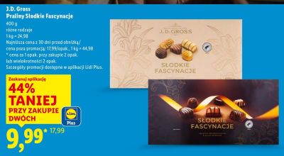 Praliny J.D. Gross Słodkie Fascynacje promocja w Lidl