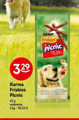 Przekąska dla psów z wołowiną Friskies picnic Purina friskies promocja