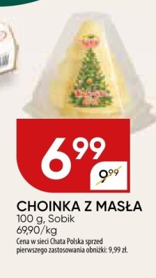 Choinka z masła Bunge promocja w Chata Polska