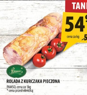 Rolada z kurczaka pieczona PAMS promocja w Arhelan
