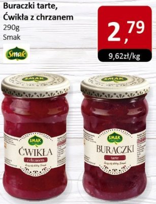 Buraczki tarte, Ćwikła z chrzanem 290g Smak promocja w Market Point