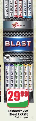 Zestaw rakiet fajerwerki Blast PXR218 promocja w Dino