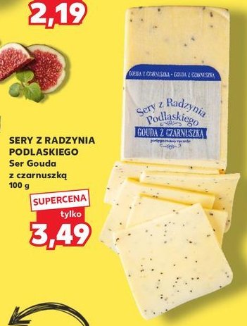 Ser gouda z czarnuszką Spomlek z radzynia podlaskiego promocja w Kaufland