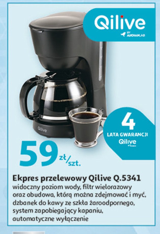 Ekspres q.5341 Qilive promocja w Auchan