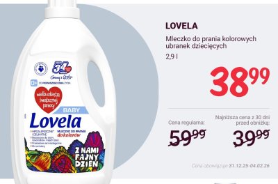 Mleczko do prania kolorowych ubranek dziecięcych 2,9l promocja w Rossmann