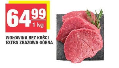 Wołowina bez kości extra zrazowa górna promocja w SPAR