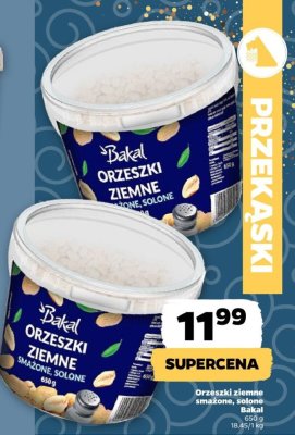 Orzeszki ziemne smażone, solone Bakal promocja w Netto
