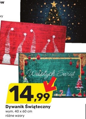 Dywanik Świąteczny promocja w Bricomarche