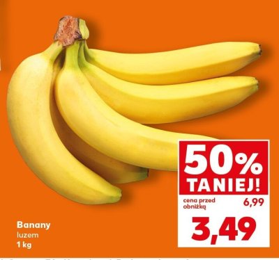 Banany luzem promocja w Kaufland