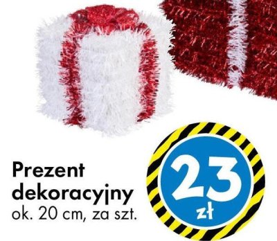 Prezent dekoracyjny ok. 20 cm promocja w Tedi