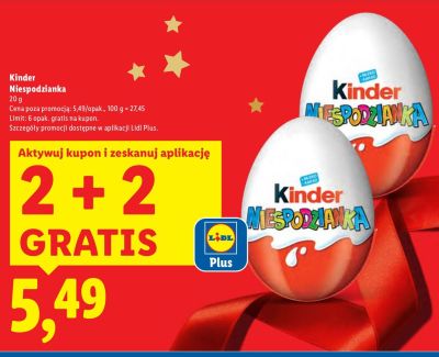 Kinder Niespodzianka promocja w Lidl