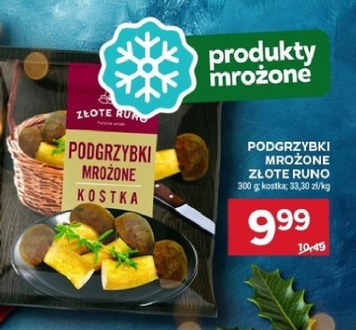 Podgrzybki mrożone Złote Runo kostka promocja w Stokrotka