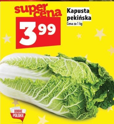 Kapusta pekińska promocja w TOPAZ