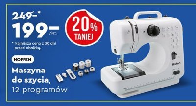 Maszyna do szycia 12 programów HOFFEN promocja w Biedronka