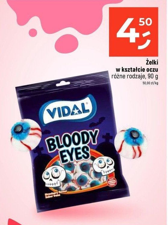 Żelki oczy Vidal promocja