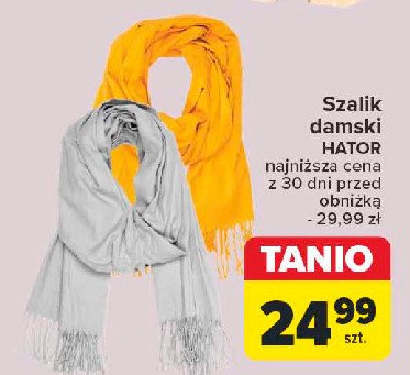 Szalik damski Hator promocja w Carrefour