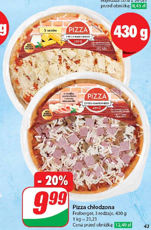 Pizza mozzarella promocja