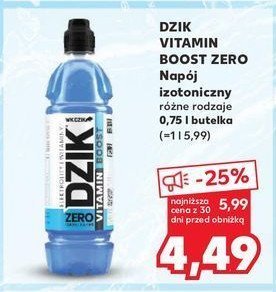 Napój witaminowy zero Dzik promocja