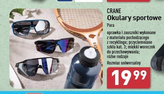 Okulary sportowe CRANE promocja