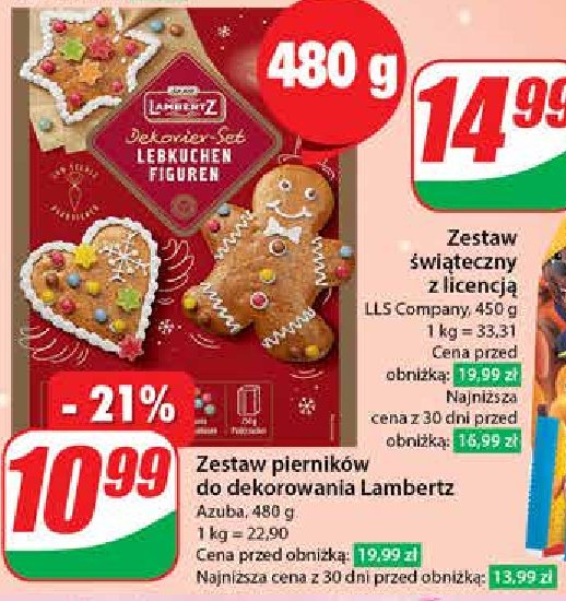 Pierniki do dekorowania Lambertz promocja
