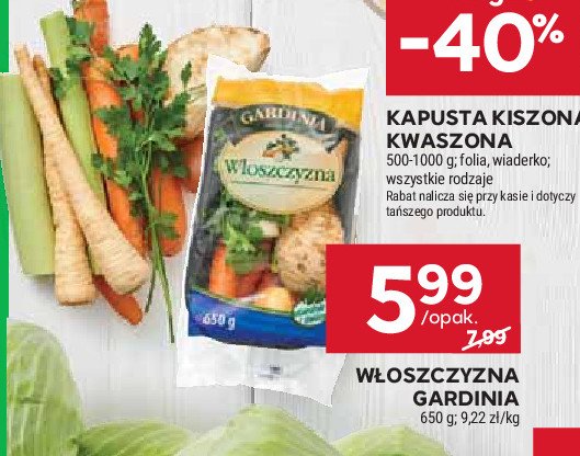 Włoszczyzna Gardinia promocja