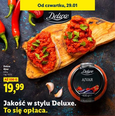 Ajvar 530 g promocja w Lidl