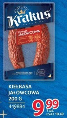 Kiełbasa jałowcowa Krakus 200g promocja w Selgros