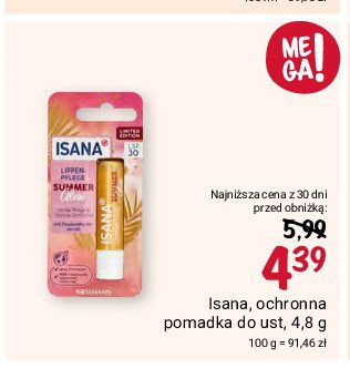 Pomadka summer glow Isana promocja