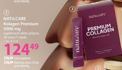 Suplement diety NATU.CARE Kolagen Premium 5000 mg suplement diety jęczyna promocja w Hebe