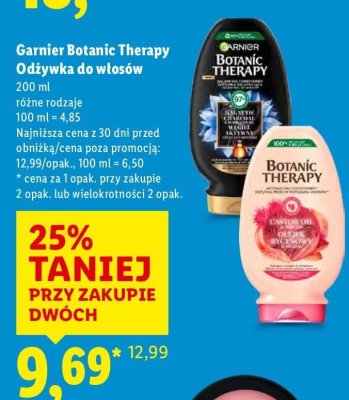 Odżywka do włosów Botanic Therapy 200 ml, różne rodzaje promocja w Lidl