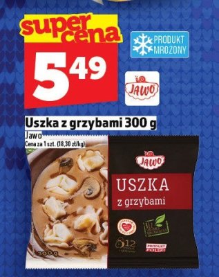Uszka z grzybami Jawo 300 g promocja w TOPAZ