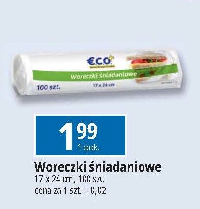 Woreczki śniadaniowe Eco+ promocja