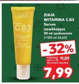 Aktywne serum Ziaja c.b3 promocja w Kaufland