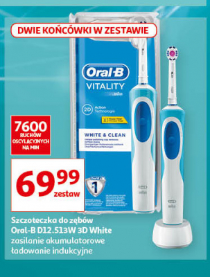 Szczoteczka do z臋b贸w d12.513w Oral-b vitality precision clean promocja