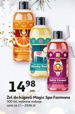 Żel do kąpieli salty carmel Farmona magic spa promocja
