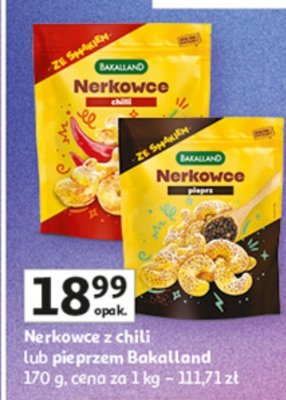 Nerkowce z chili lub pieprzen Bakalland 170 g promocja w Auchan