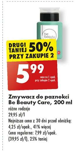 Zmywacz do paznokci protect Be beauty Be beauty care promocja