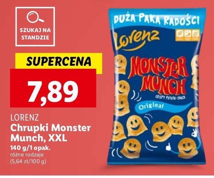 Chrupki Lorenz monster munch promocja