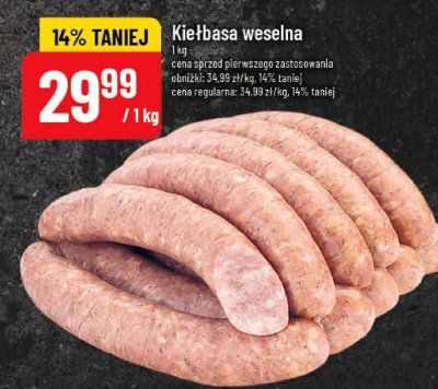 Kiełbasa weselna promocja w POLOmarket