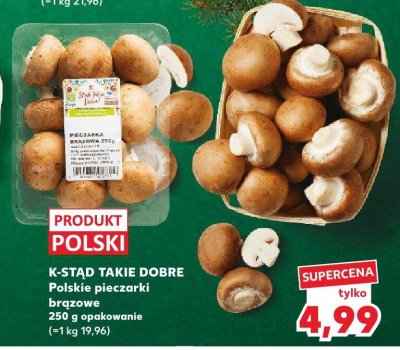 Pieczarki brązowe polskie K-STAD TAKIE DOBRE promocja w Kaufland