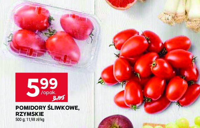 Pomidory rzymskie promocja w Stokrotka