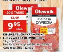 Kiełbasa  żywiecka Olewnik promocja