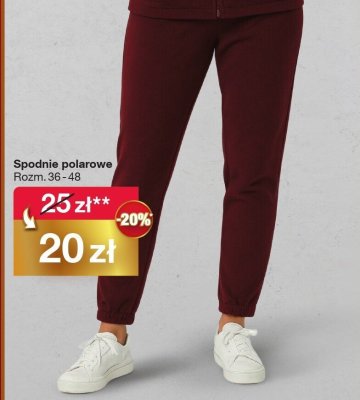 Spodnie polarowe damskie promocja w Woolworth