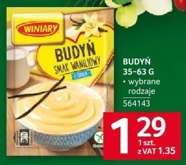 Budyń Winiary 35-63 g promocja w Selgros