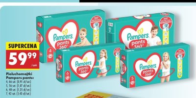 Pieluchomajtki 4 Pampers pants promocja